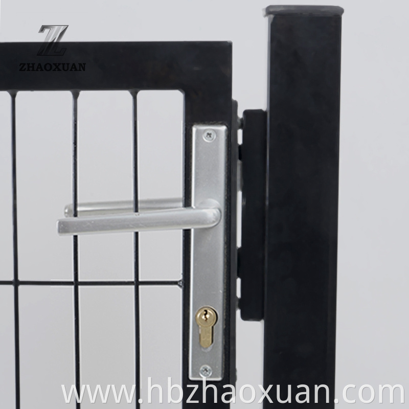 widely used swing gate stone grey single leaf garden gate factory price